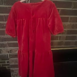 Hanna Anderson Girls Red dress size 120